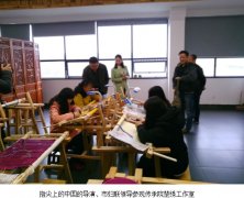 【中央电视台】《指尖上的中国》节目组来我校传承院拍摄